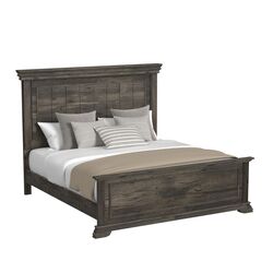 Park Ridge King Panel Bed in Charcoal