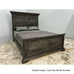 PARK RIDGE QUEEN PANEL BED IN CHARCOAL