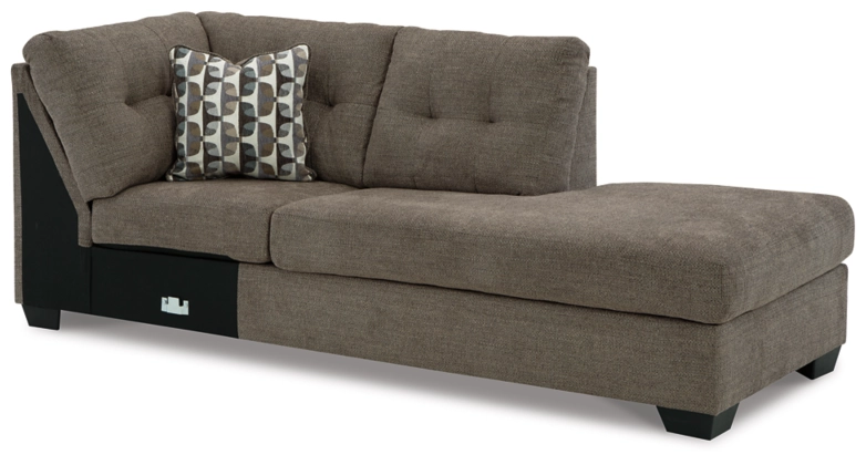 2pc. Sectional Mahoney/Chocolate