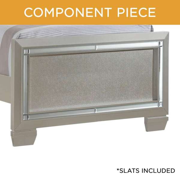 Elements Platinum Twin 5-Piece Trundle Bedroom