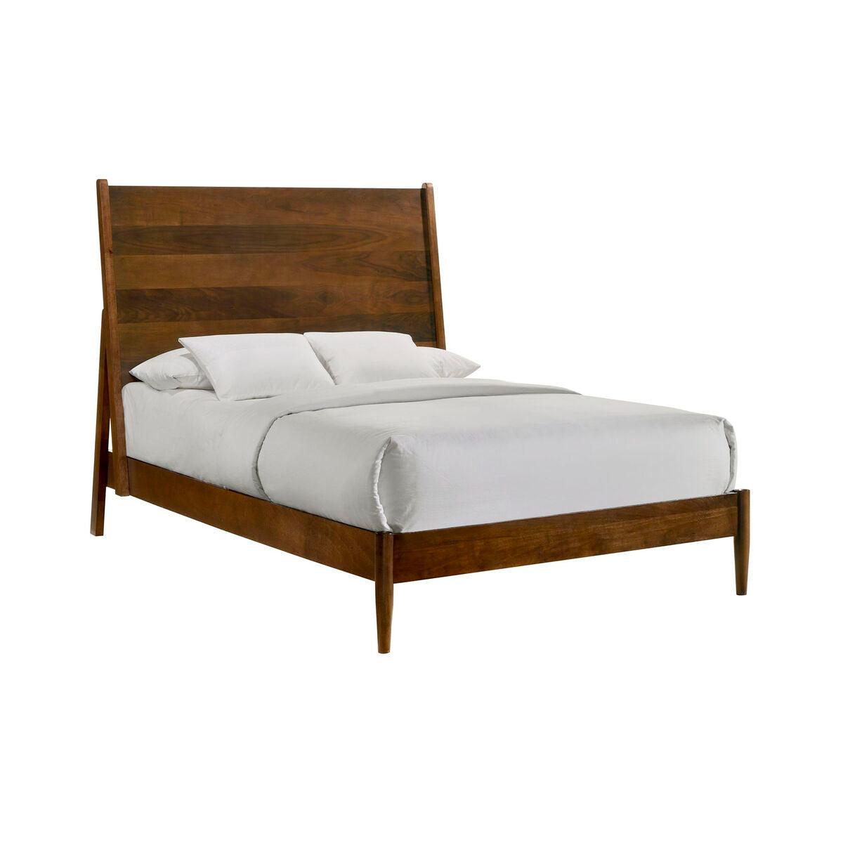 Malibu Walnut Bed - Full Bed