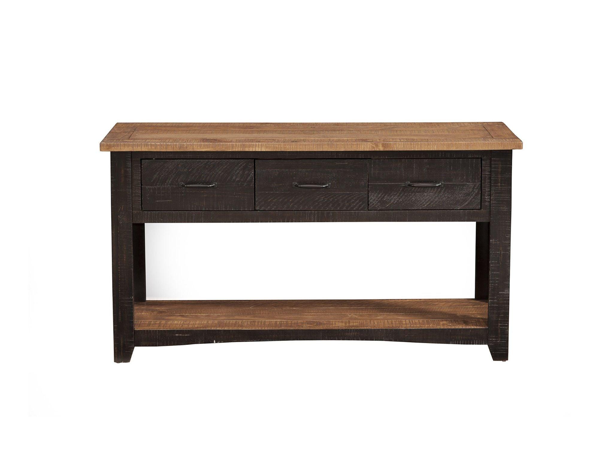 Black and Honey Accent Tables