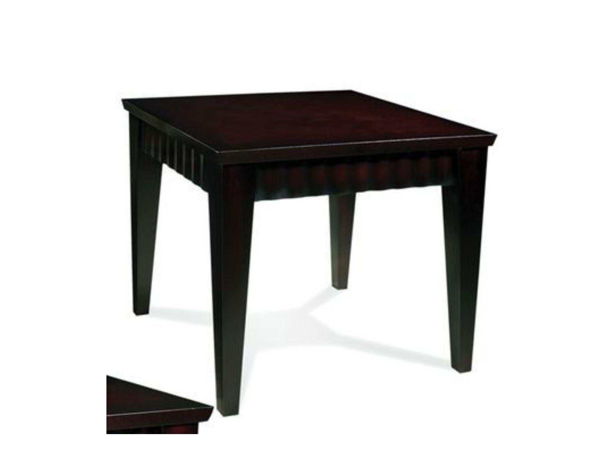 Burton End Table in Dark Cherry