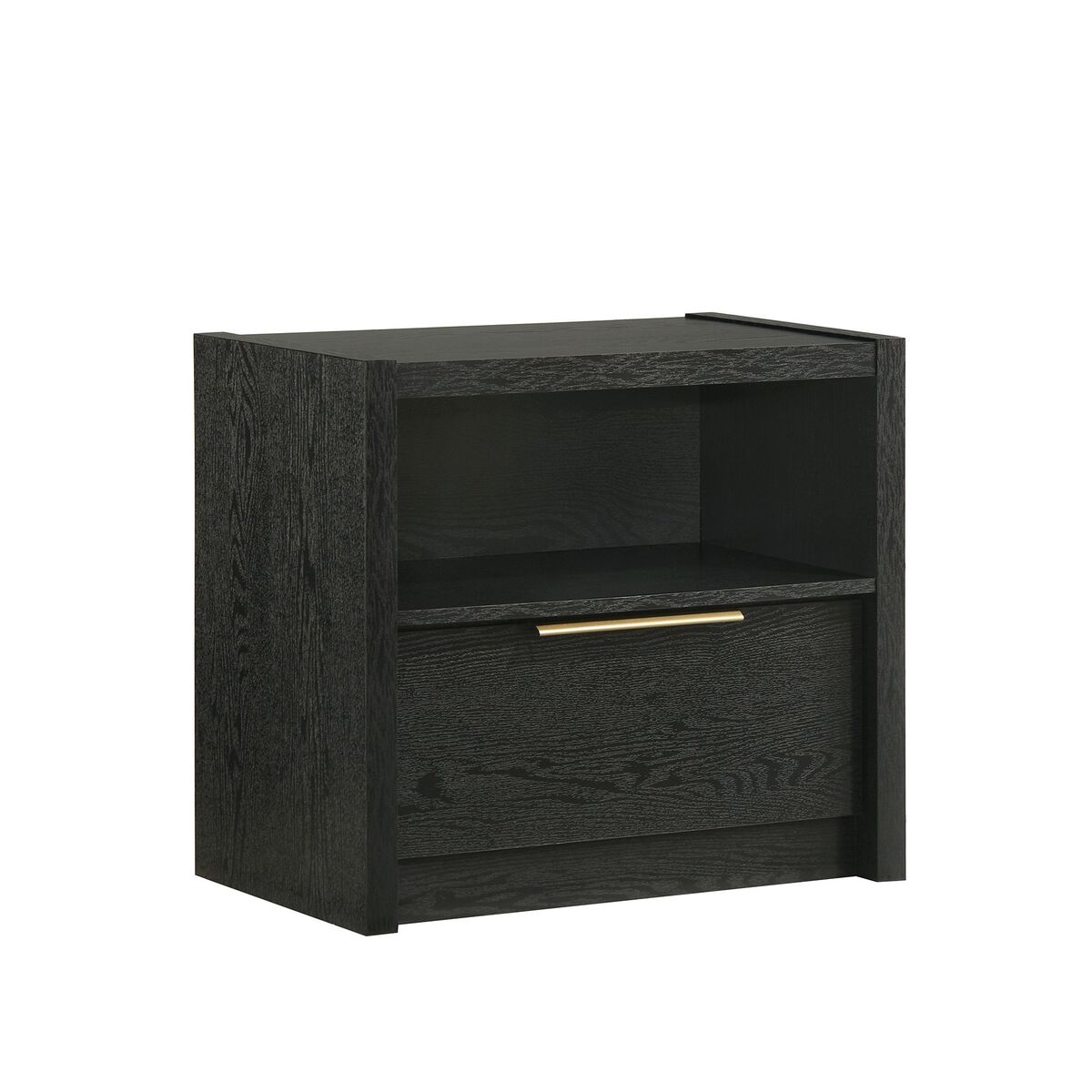 South Bend Nightstand with USB in Black