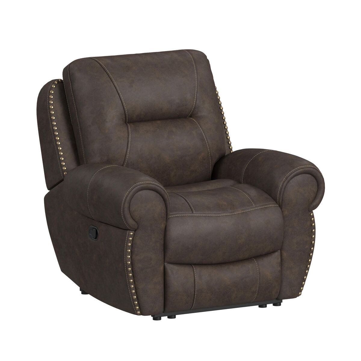 Topeka Recliner in Rocky Brown